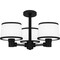 Quoizel Kylen Semi Flush 3 Lights Matte Black KYL1722MBK - alternate 1
